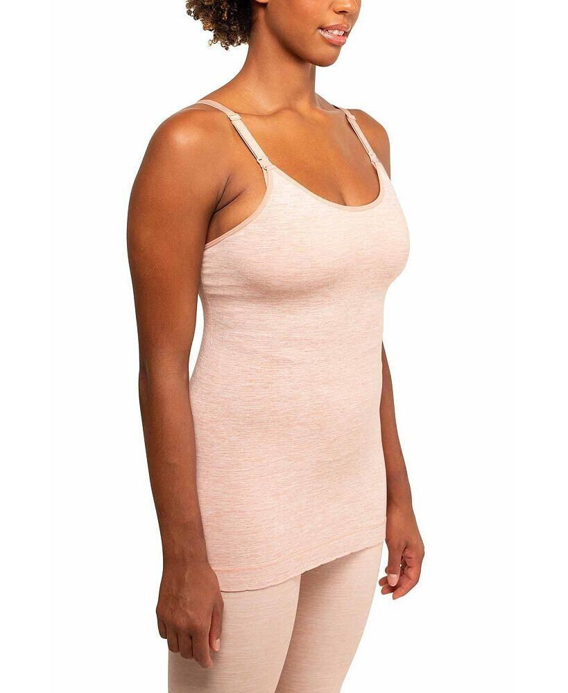 Maternity Isabella Seamless Yoga Nursing Tank блузки и кофточки  V83023257Цвет: peach melange; Размер: Large купить по выгодной цене от 5978  руб. в интернет-магазине  с доставкой