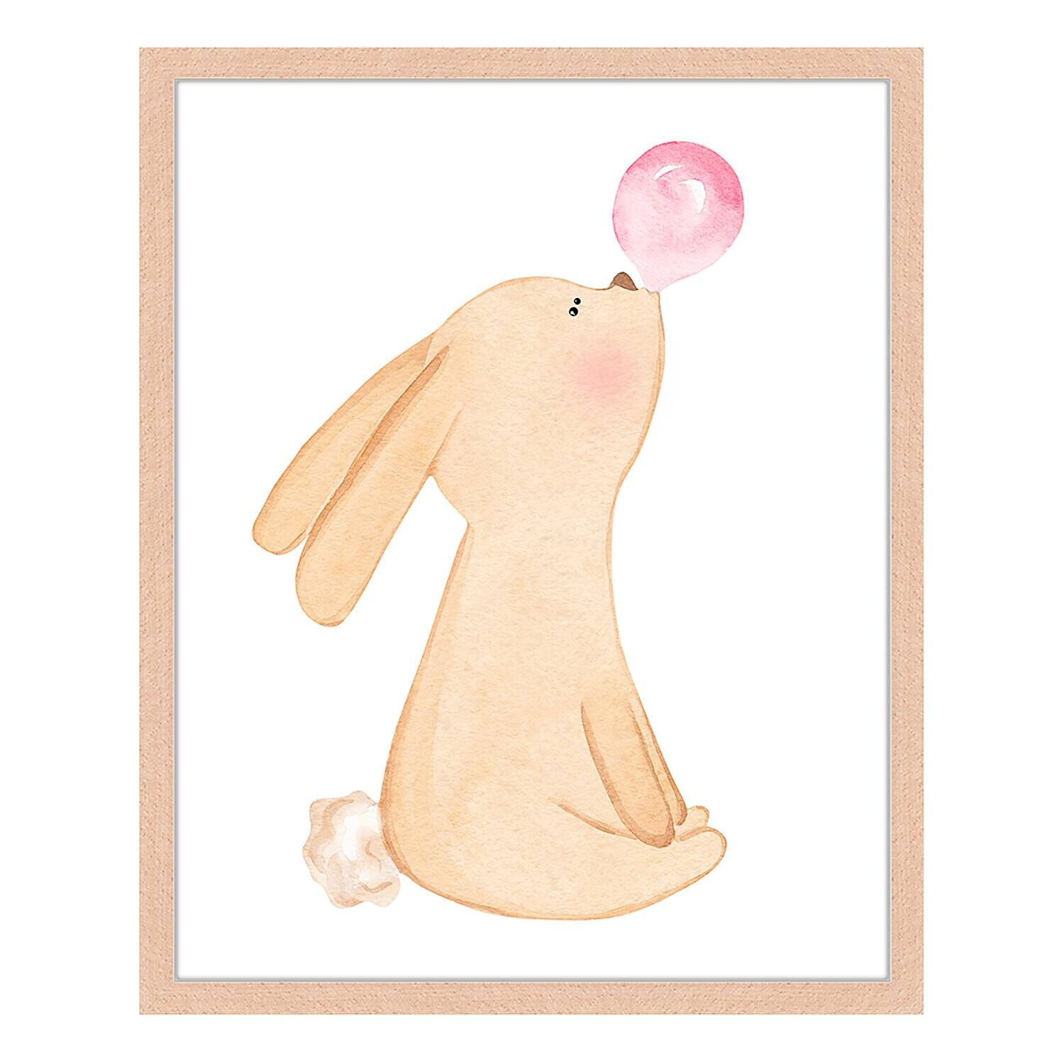 Bild Bunny Blowing Bubble Gum