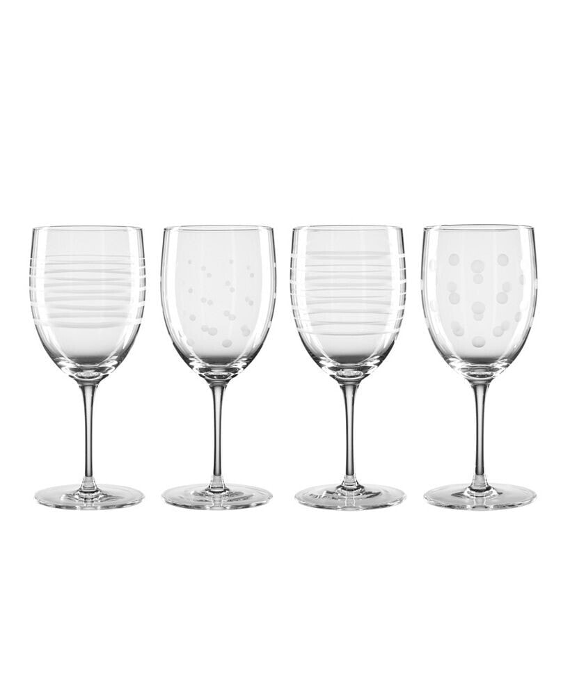 Oneida mingle Wine Glasses, Set of 4