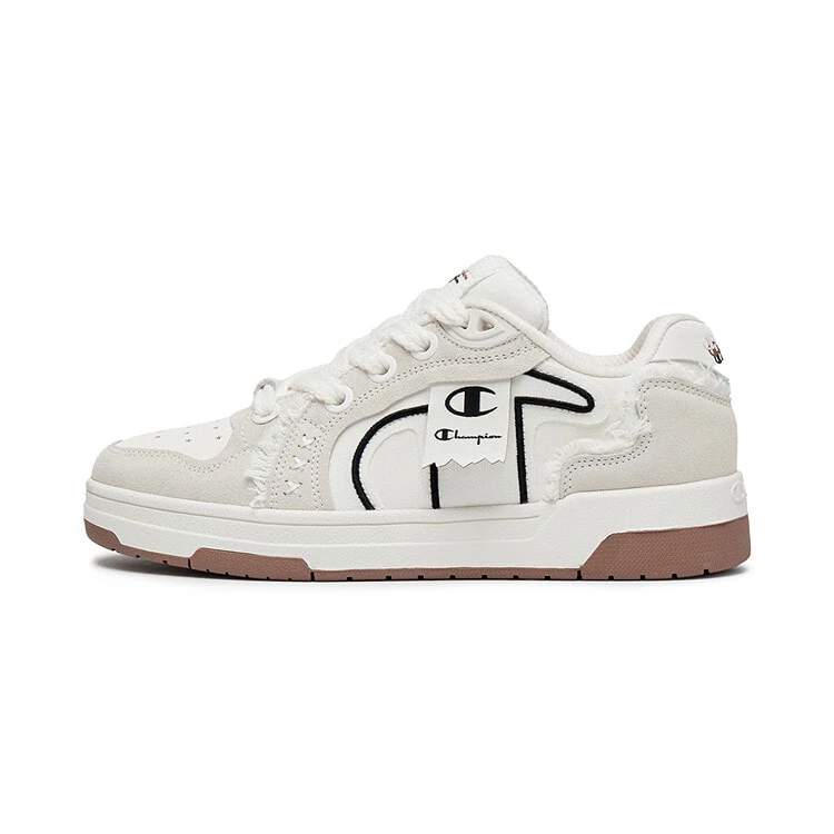 Champion Low-Top Skateboard Shoes Unisex Milk White