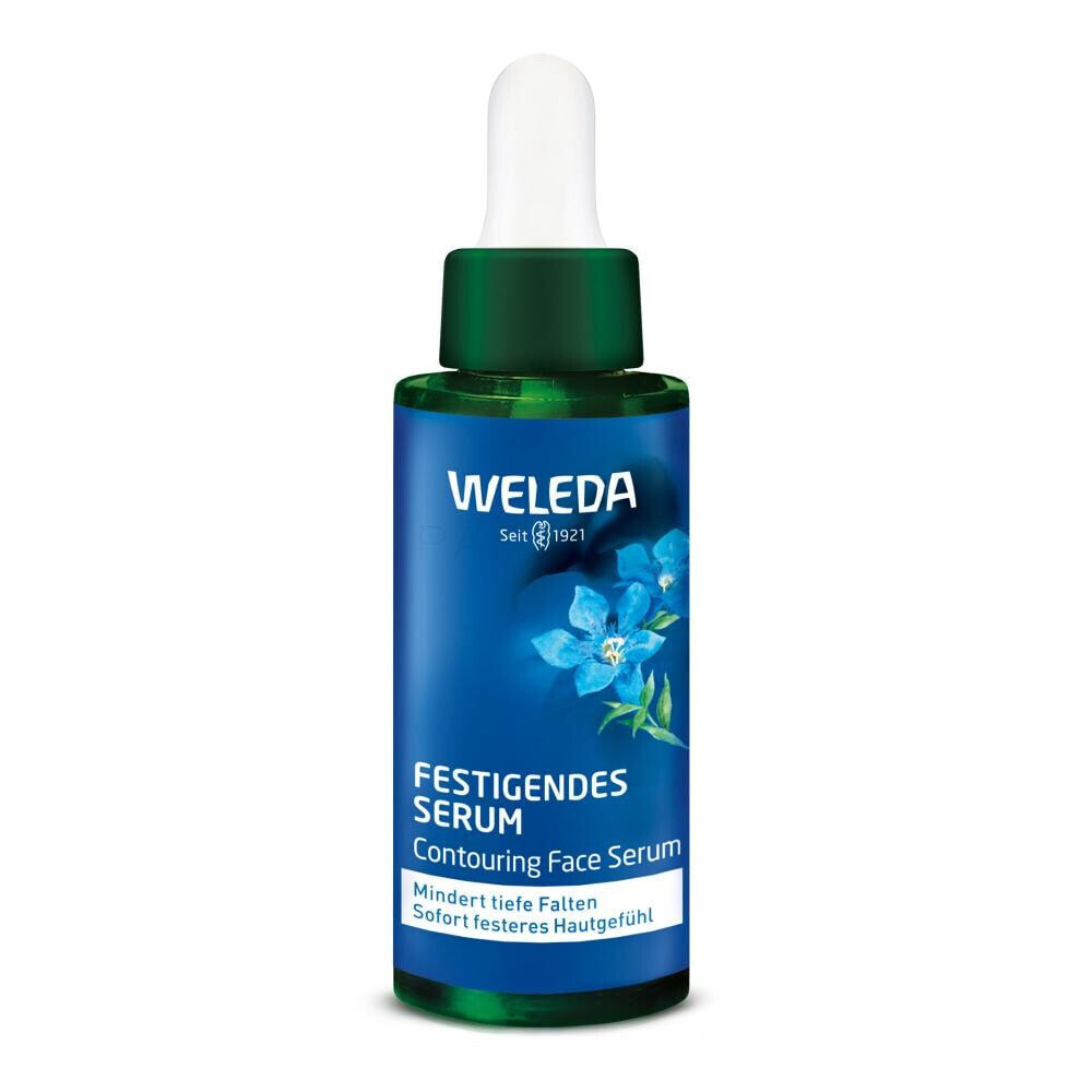 Weleda Blue Gentian & Edelweiss Contouring Serum 30 ml gesichtsserum Feine Linien & Falten für Frauen