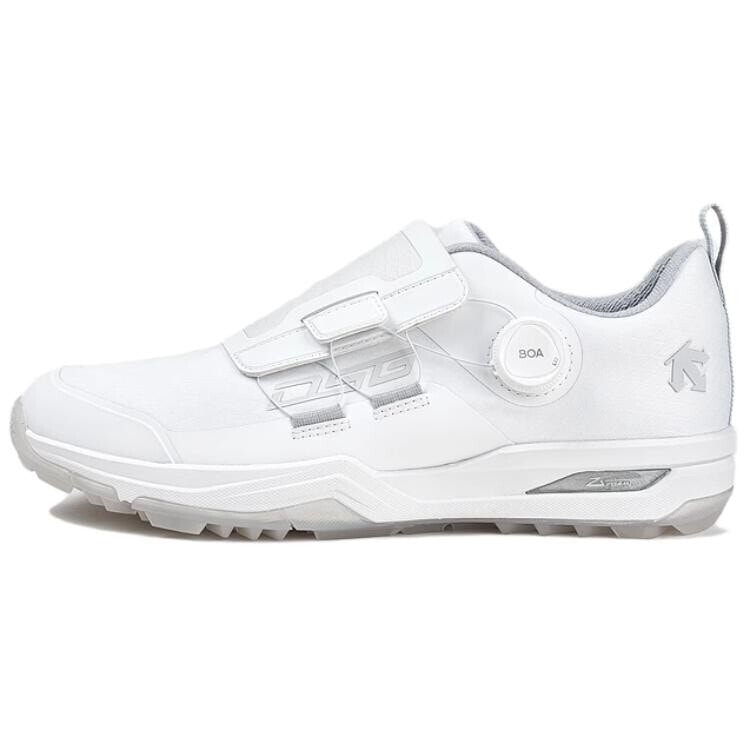 DESCENTE Enerzite Golf Shoes Men Low-Top White Gray