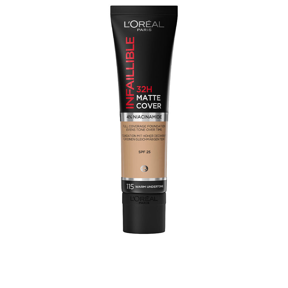 INFALLIBLE 32H matte cover SPF25 #115 warm undertone 1 u