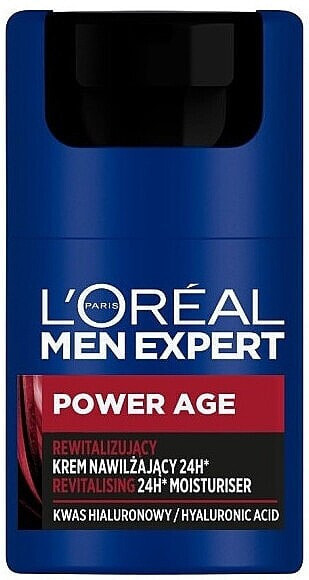 Feuchtigkeitsspendende Gesichtscreme - L'Oreal Paris Men Expert Power Age Revitalizing Moisturizer 24H