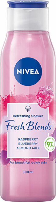 Nivea Fresh Blends Refreshing Shower Освежающий гель для душа с ароматом малины и черники 300 мл