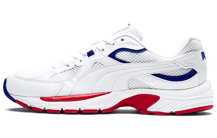 PUMA Axis Plus 90s SoftFoam 复古时尚 低帮 跑步鞋 男女同款 白红 / PUMA Axis Plus 370287-02