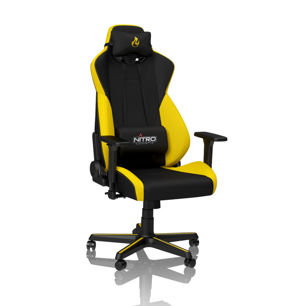 Nitro Concepts S300 Игровое кресло для ПК Черный, Желтый NC-S300-BY