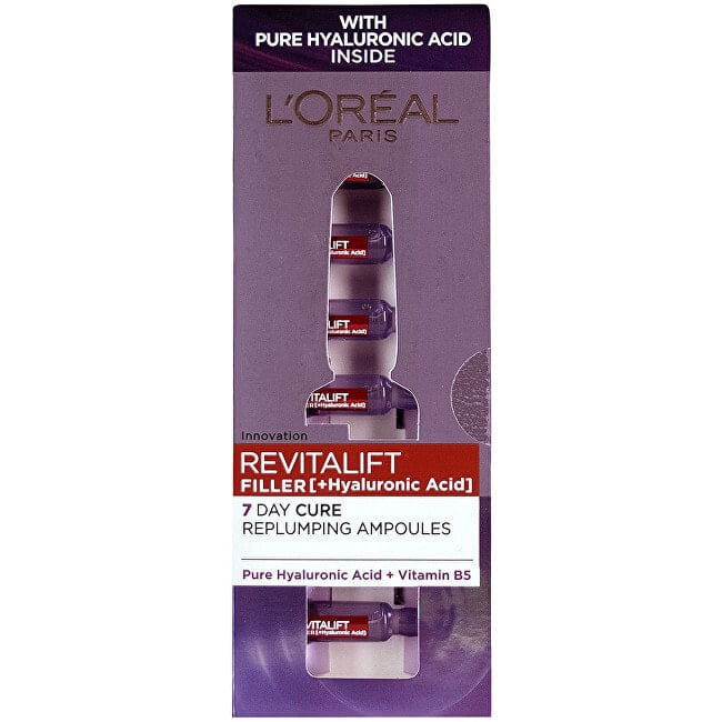 Увлажняющая сыворотка для лица L'Oreal Paris (Hyaluronic Acid) Revitalift Filler (Hyaluronic Acid) 7 x 1.3 ml