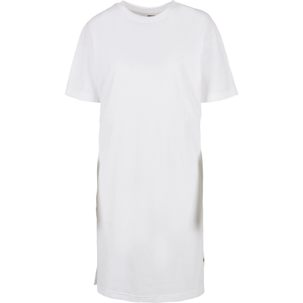 URBAN CLASSICS Dress Organic Oversized Slit short sleeve T-shirt