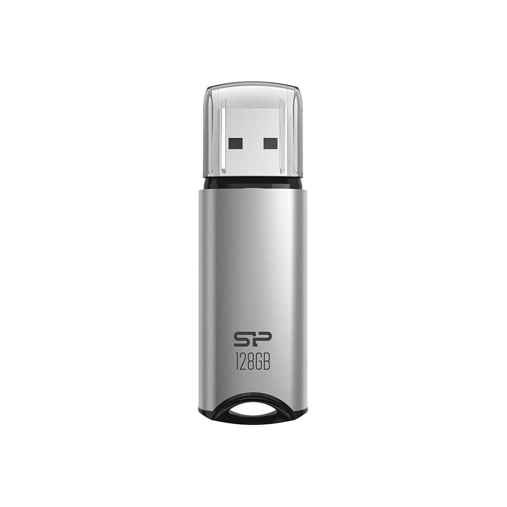 Silicon Power Marvel M02 USB флеш накопитель 64 GB USB тип-A 3.2 Gen 1 (3.1 Gen 1) Серебристый SP064GBUF3M02V1S
