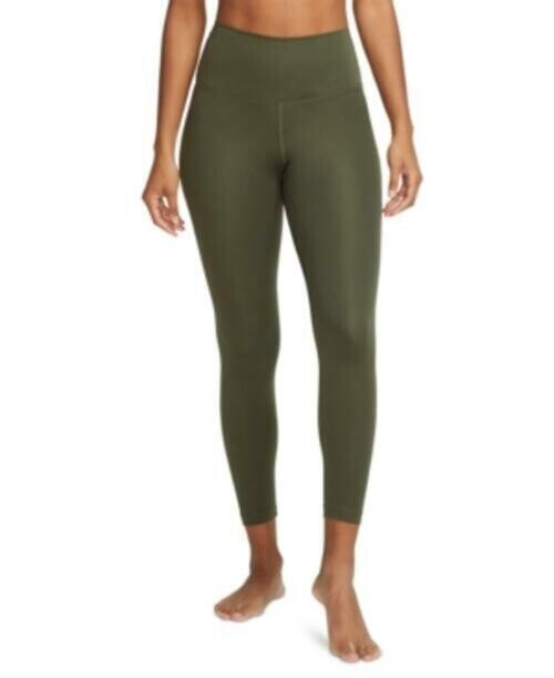 Nike 280008 Women's Yoga 7/8 Length Leggings Size X-small Army Green