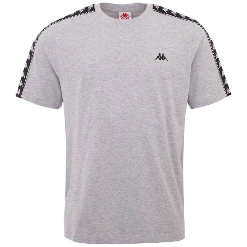 Мужская футболка спортивная серая с логотипом Kappa ILYAS M 309001 15-4101M T-shirt