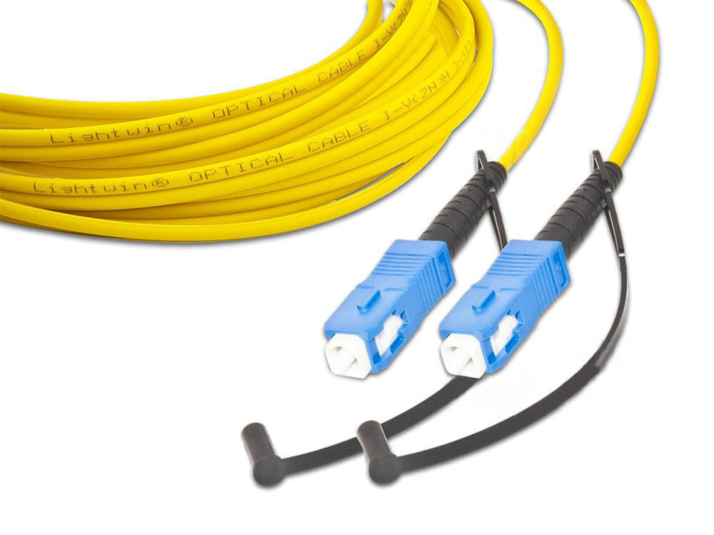 Lightwin LSP-09 SC-SC 5.0 волоконно-оптический кабель 5 m LSZH OS2 Желтый
