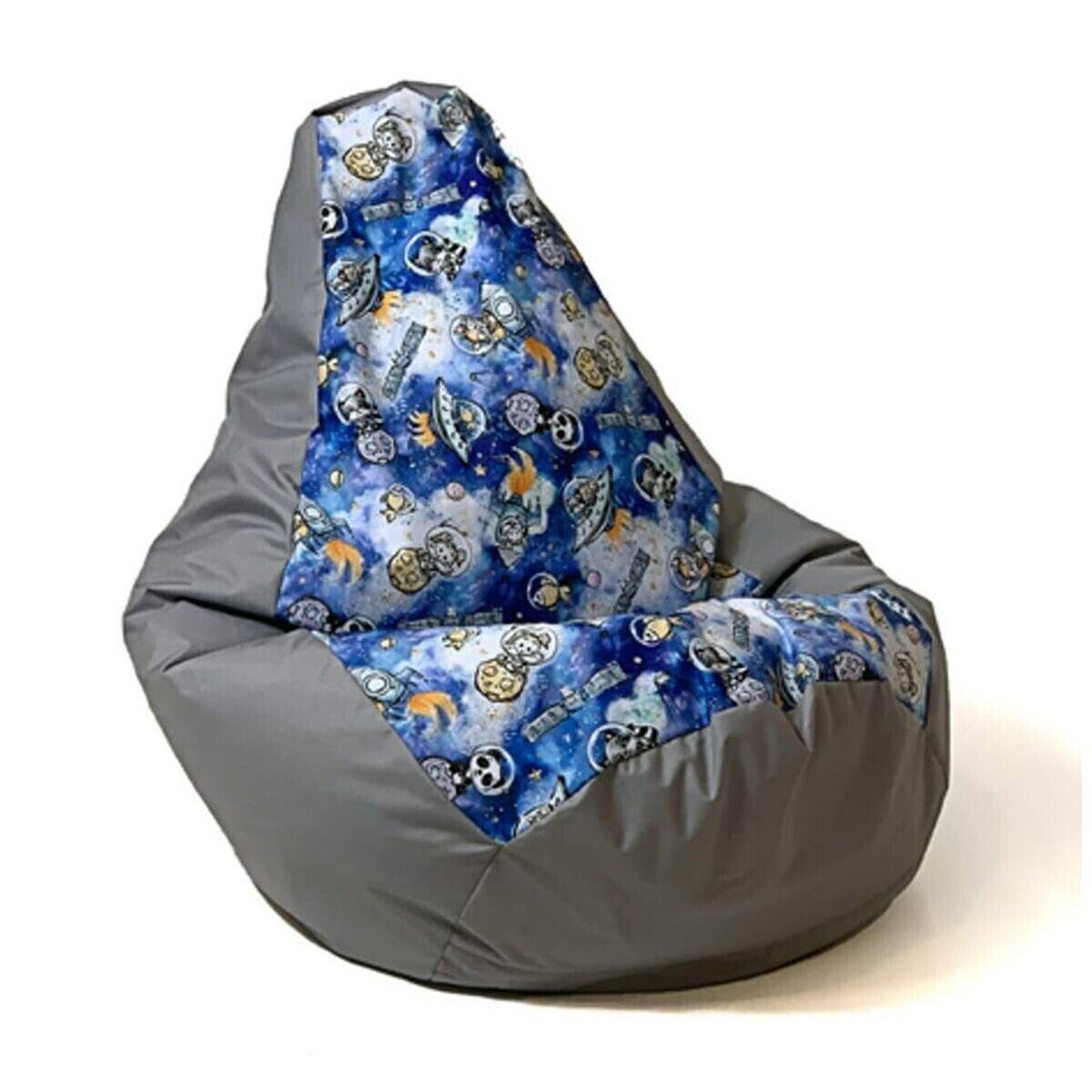 Pouffe GO GIFT Grey 140 x 100 cm Pear