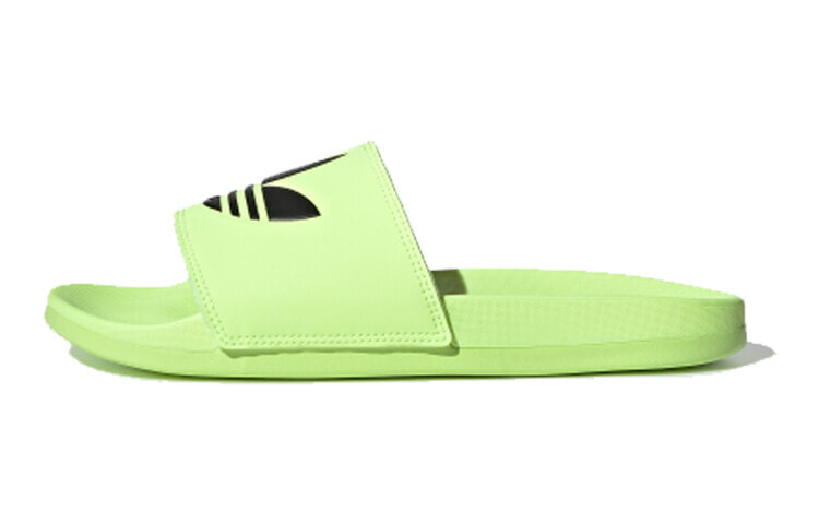 adidas originals Adilette Lite 舒适百搭 一字拖鞋 女款 黑绿色 / Кроссовки Adidas originals Adilette Lite EG8677