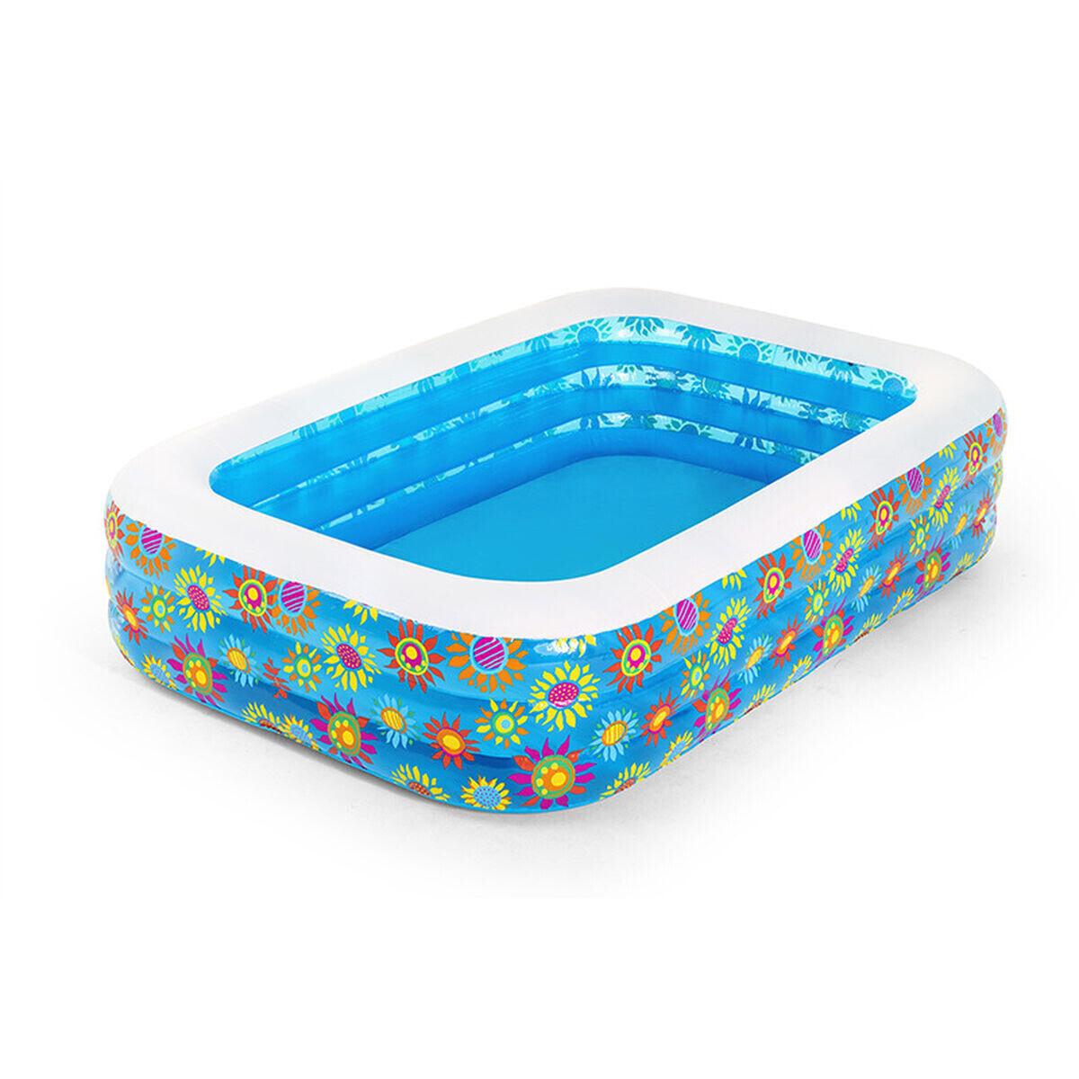 Inflatable Paddling Pool for Children Bestway Multicolour 305 x 183 x 56 cm Floral