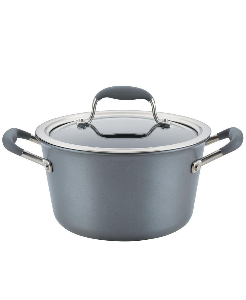 Advanced Home Hard-Anodized Nonstick 4.5-Qt. Tapered Saucepot