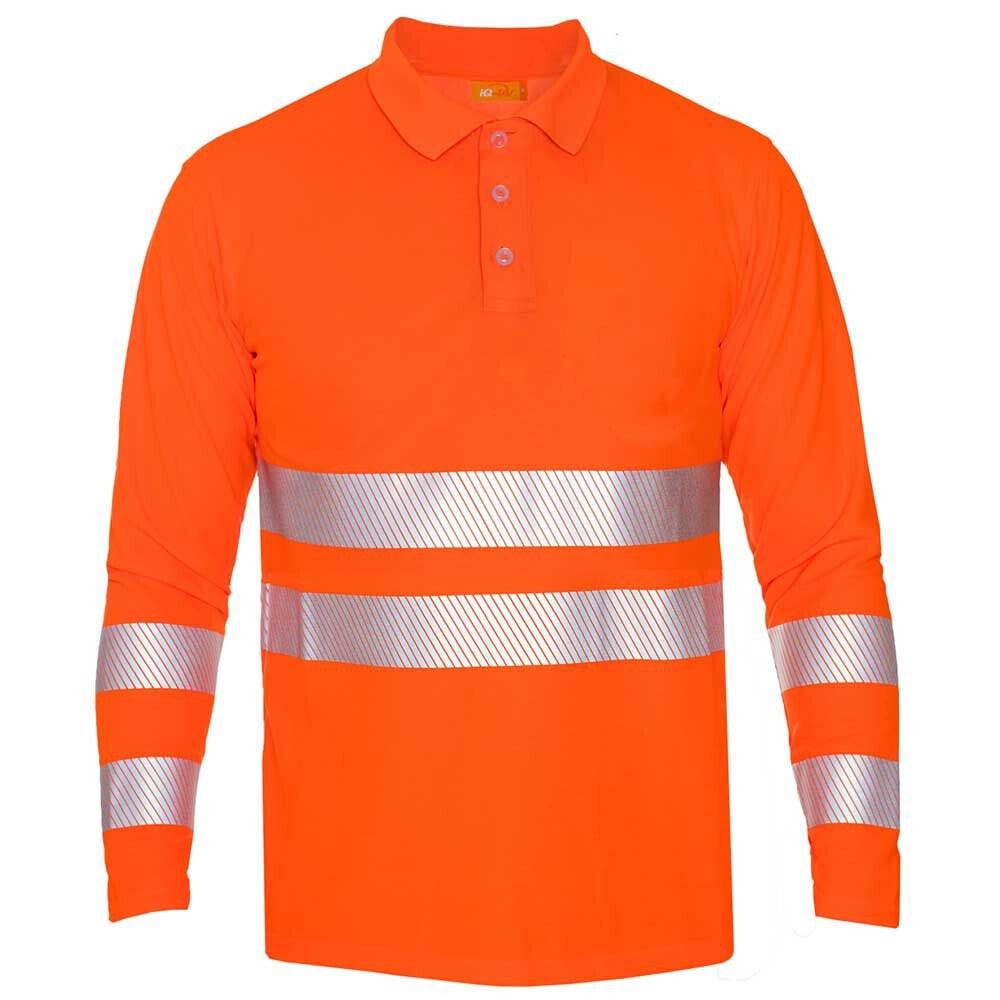 IQ-UV UV High Visible Polo Shirt Long Sleeves Kl.2 Man