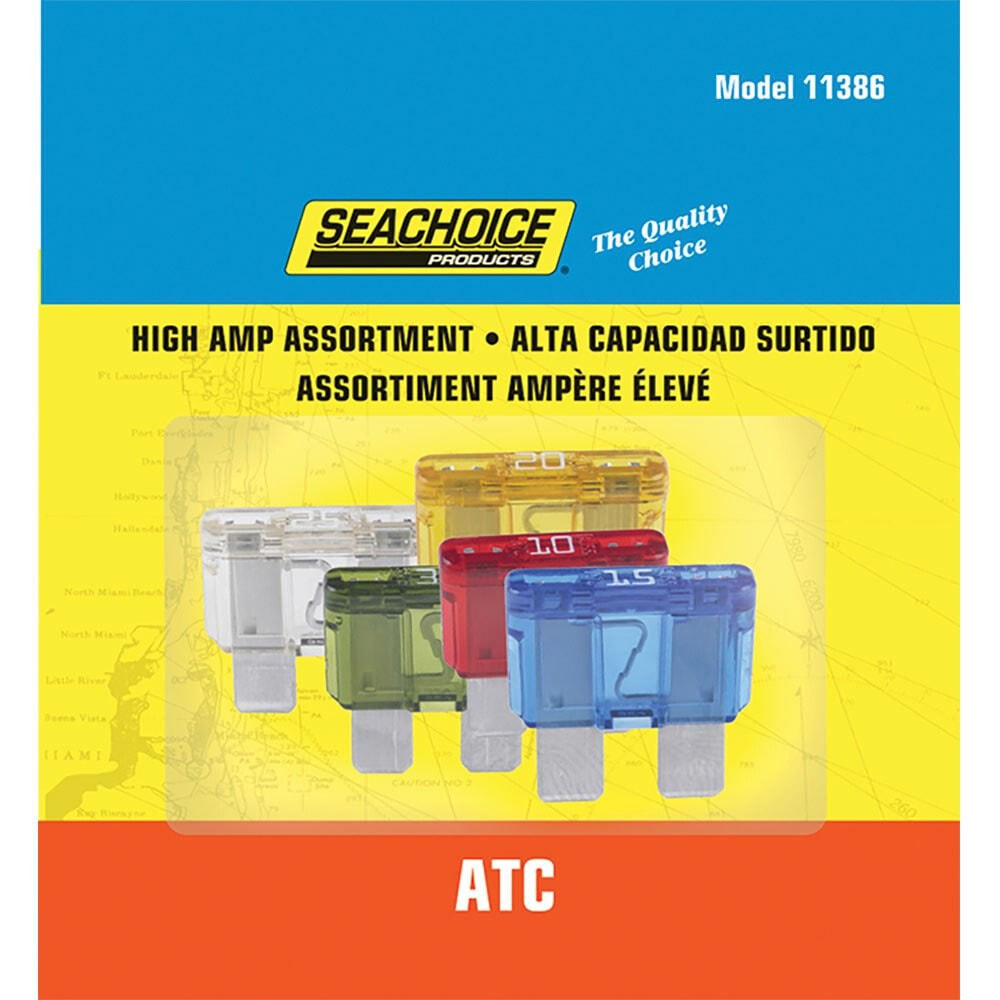 SEACHOICE ATC Blade High Amperage Fuses Kit