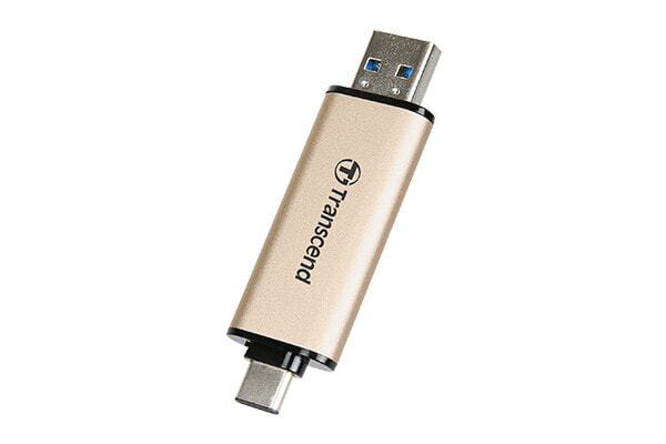 Transcend JetFlash 930C USB флеш накопитель 256 GB USB Type-A / USB Type-C 3.2 Gen 1 (3.1 Gen 1) Золото TS256GJF930C