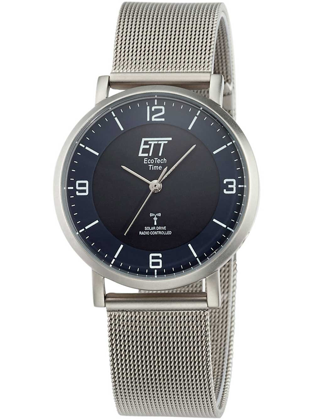Мужские наручные часы с серебряным браслетом ETT ELS-11409-81M ladies solar radio controlled watch 36mm 5ATM