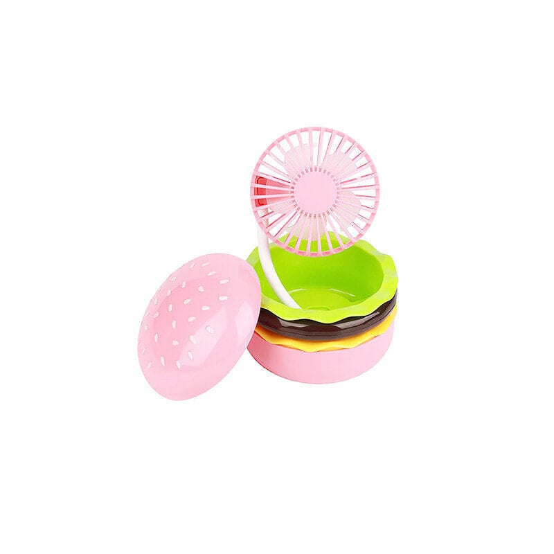 Hamburger Fan - Pink