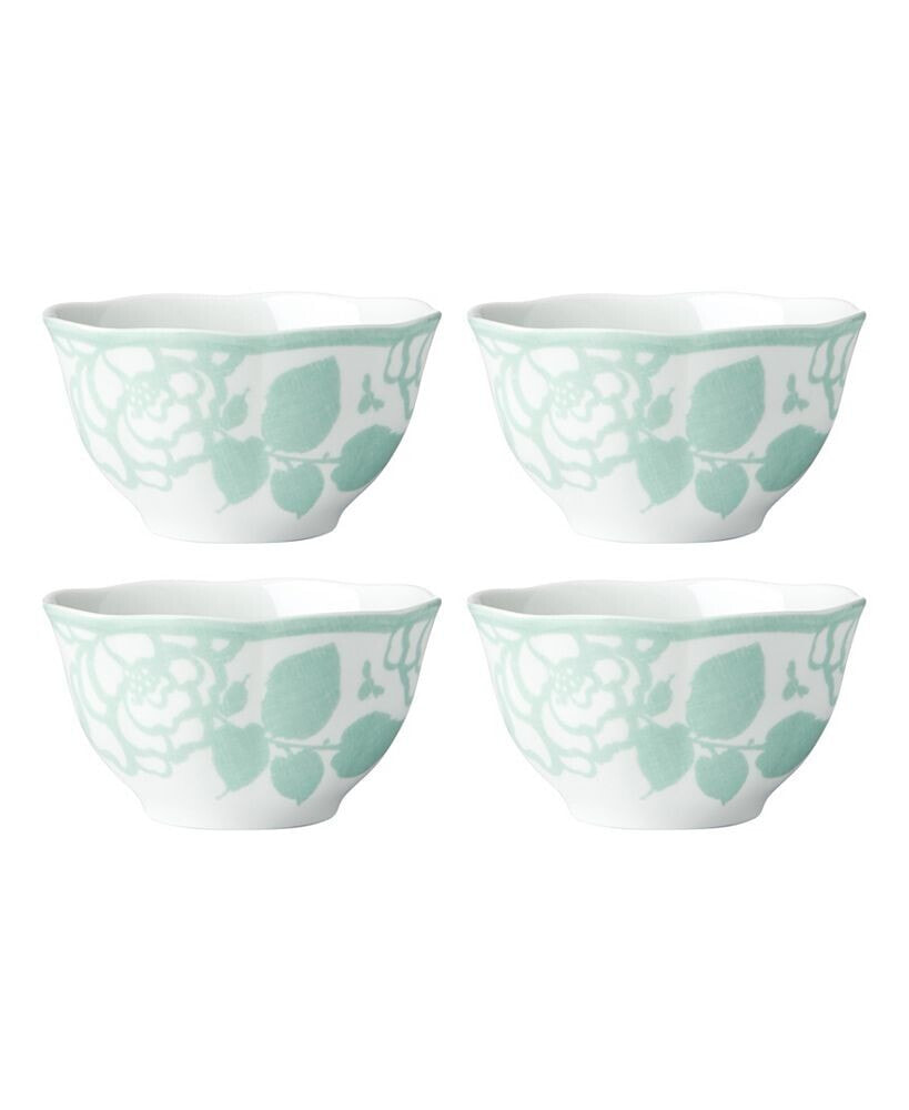 Lenox butterfly Meadow Cottage Rice Bowl Set, Set of 4