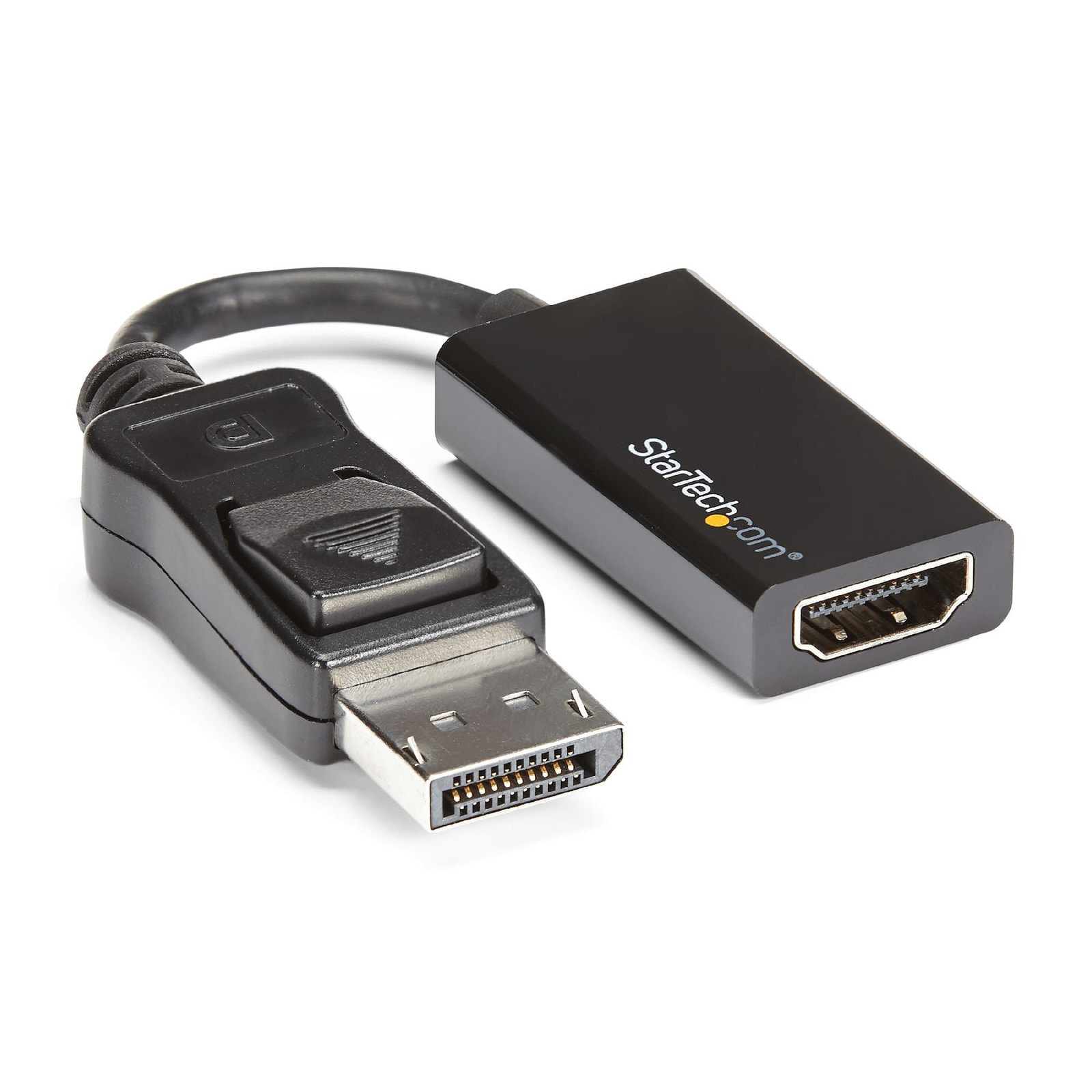 StarTech.com DP2HD4K60S видео кабель адаптер 0,215 m DisplayPort HDMI Черный