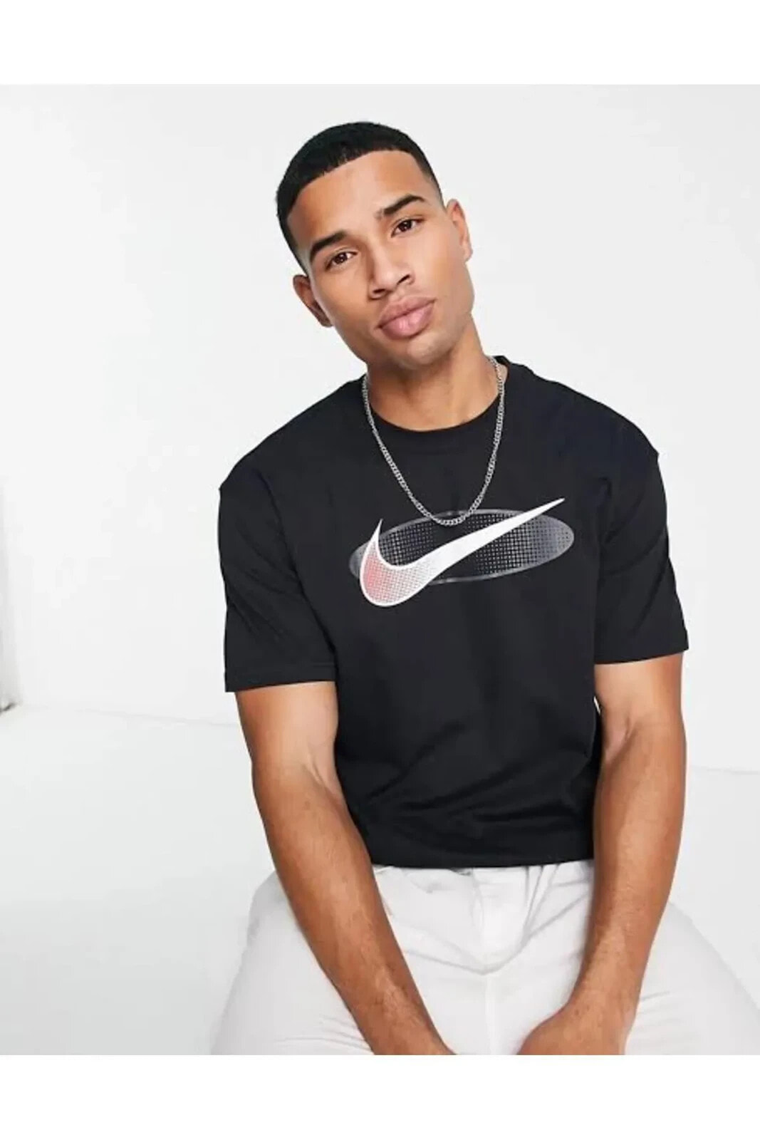 Sportswear Tee M90 Swoosh Siyah Erkek T-shirt