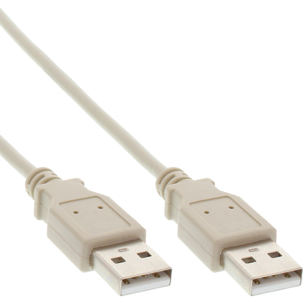 InLine 34303H USB кабель 0,3 m 2.0 USB A Бежевый