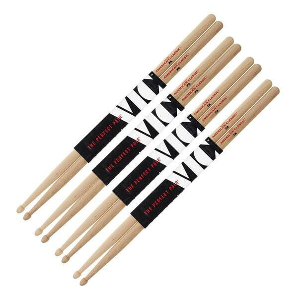 Vic Firth 7A American Hickory Value Pack