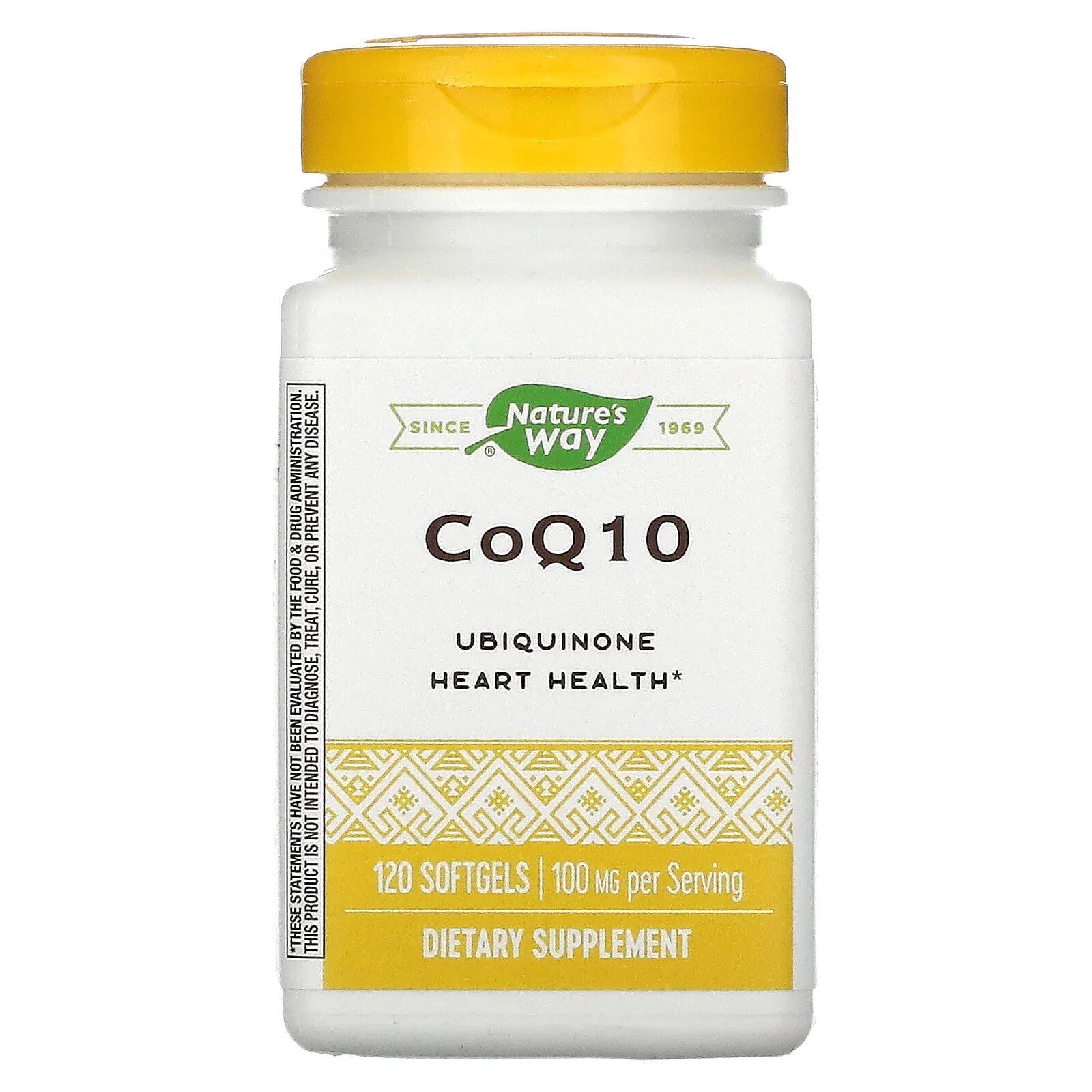 Nature's Way, Коэнзим Q10, 100 мг, 120 мягких таблеток