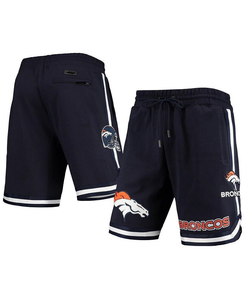 Men's Navy Denver Broncos Core Shorts