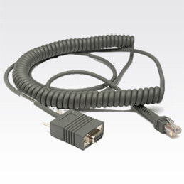 Zebra RS232 Cable сигнальный кабель 3,6 m Серый CBA-R03-C12PAR