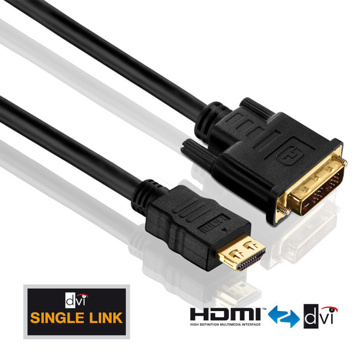 PureLink HDMI-DVI-D M-M 10m Черный PI3000-100