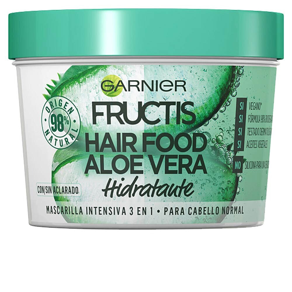 Garnier Fructis Food Aloe Vera Hydrating Hair Mask Увлажняющая маска для волос с экстрактом алоэ вера 390 мл