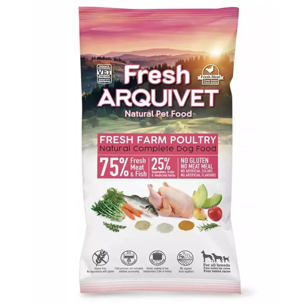 ARQUIVET Fresh chicken and fish dog food 100g