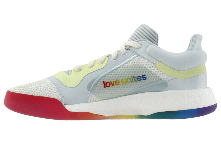 adidas Marquee Boost Low 低帮 复古篮球鞋 男款 灰彩色 / Кроссовки Adidas Marquee Boost Low EG7481