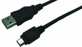 LogiLink CU0014 USB кабель 1,8 m 2.0 USB A Mini-USB B Черный