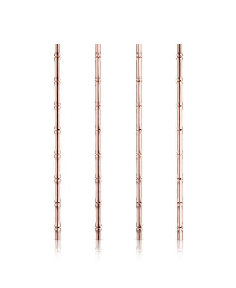 Viski bamboo Straws, Set of 4