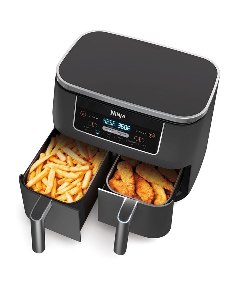 Foodi® DZ201 6-in-1 8 Qt. 2-Basket Air Fryer with DualZone™ Technology  фритюрницы V71585372 купить по выгодной цене от 16075 руб. в  интернет-магазине market.litemf.com с доставкой