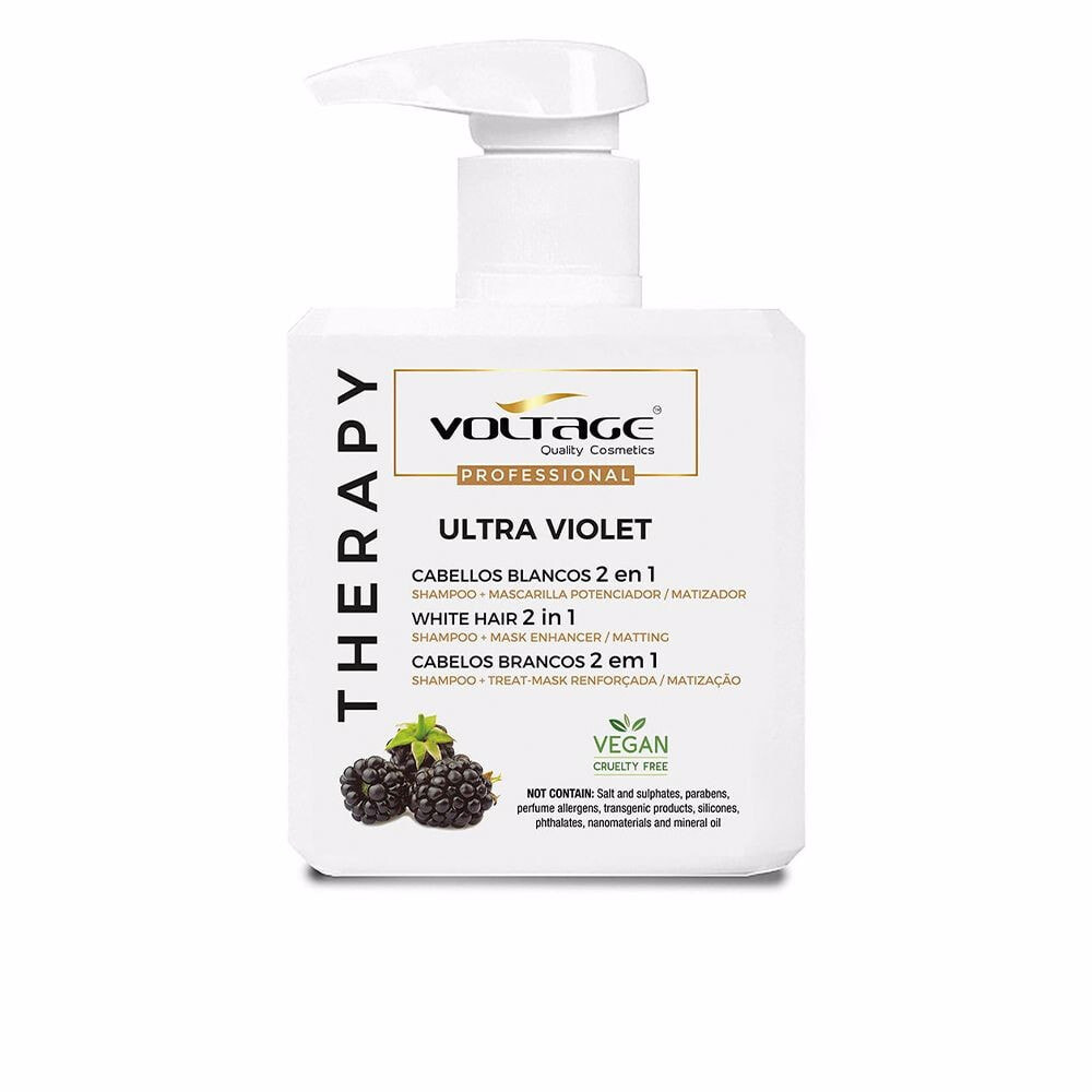 VOLTAGE COSMETICS Therapy Ultra Violet 2in1 Шампунь-кондиционер для ежедневного использования с ароматом ежевики