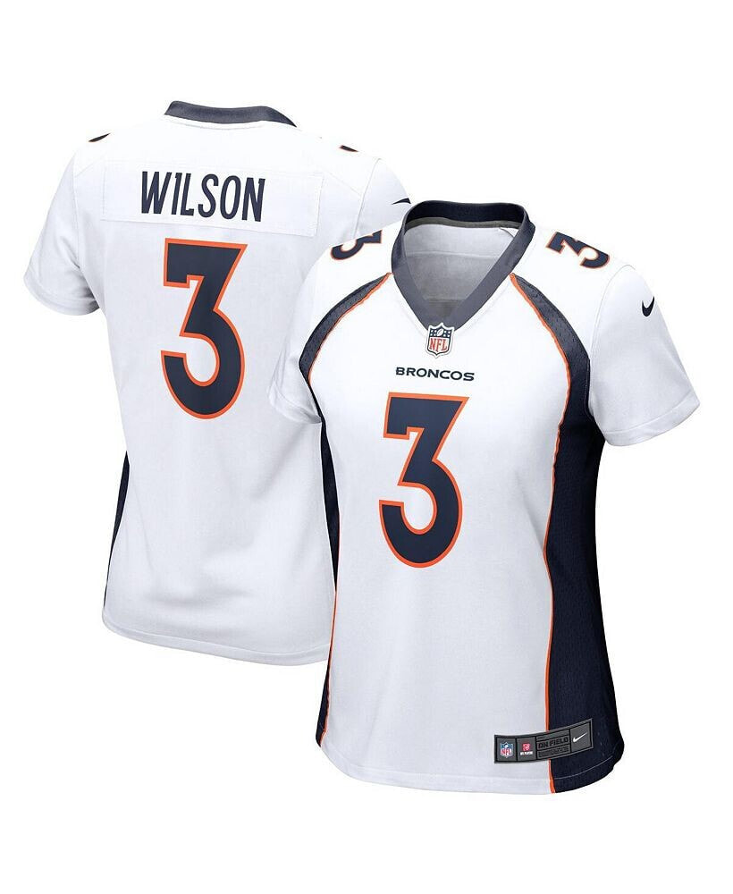 Nike women's Russell Wilson White Denver Broncos Game Jersey