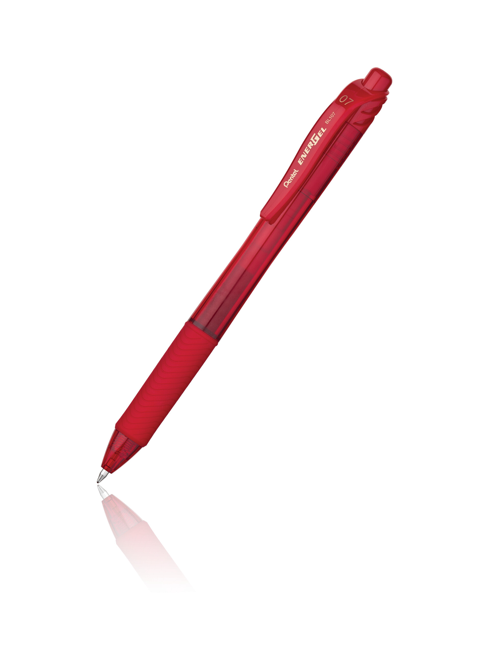 Pentel Energel X Автоматическая гелевая ручка Красный 12 шт BL107-BX