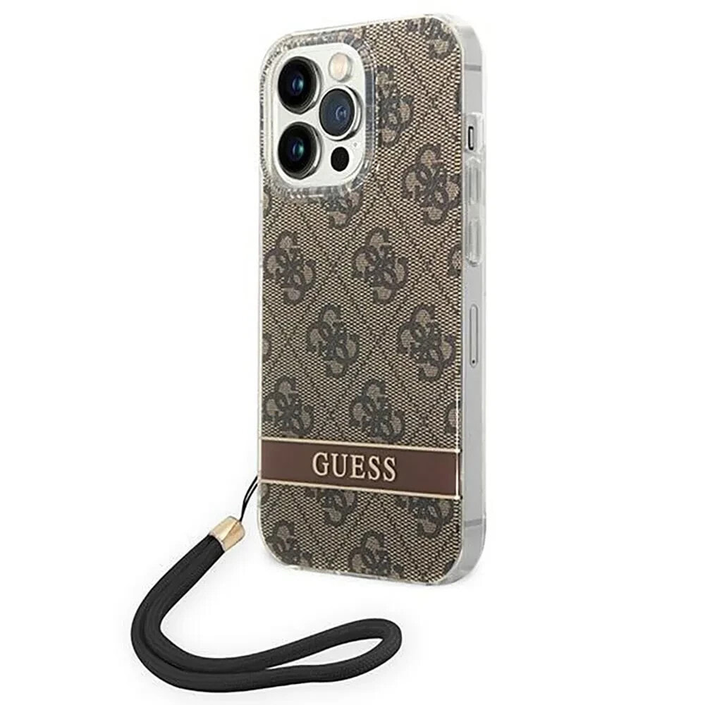 GUESS Guohcp14Xh4Stw iPhone 14 Pro Max 6.7 4G Print Strap phone case