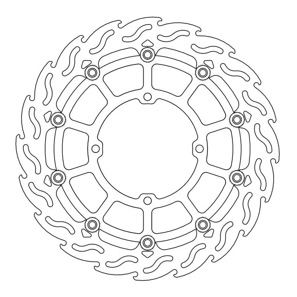 MOTO-MASTER Flame Kawasaki 112235 Brake Disc