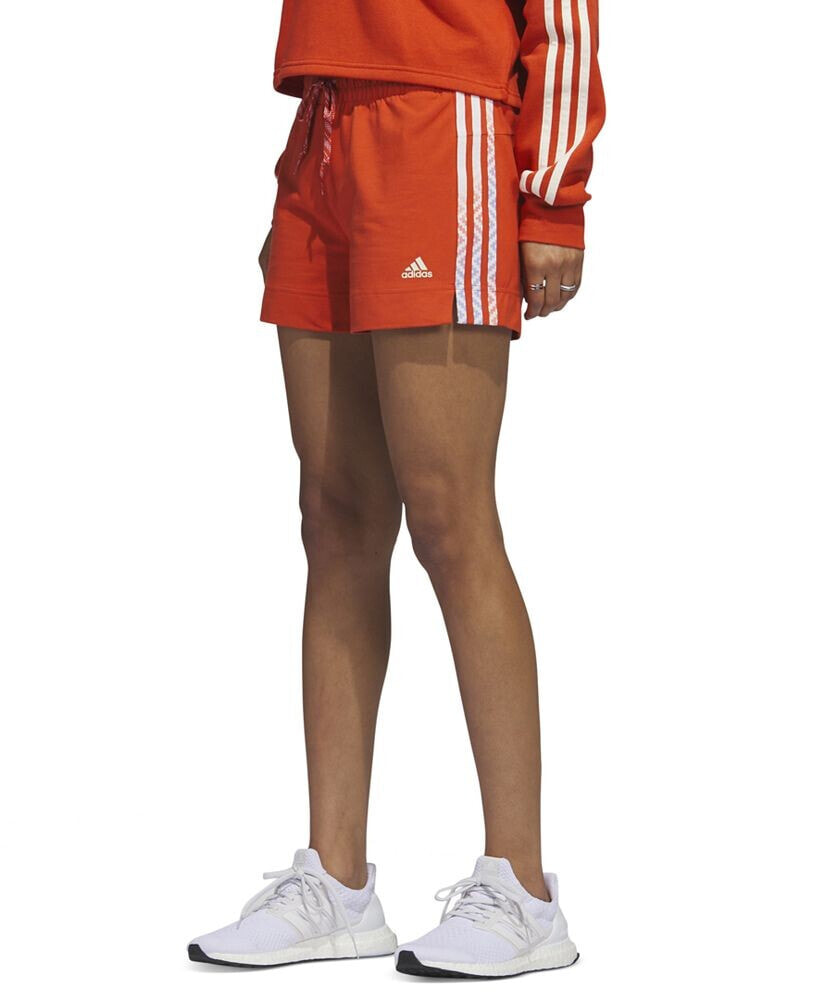 adidas women's Sport Woven 3-Stripe Shorts