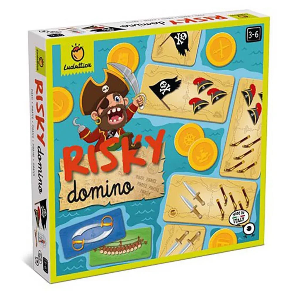 LUDATTICA Risky Domino Pirate Table Set Board Game