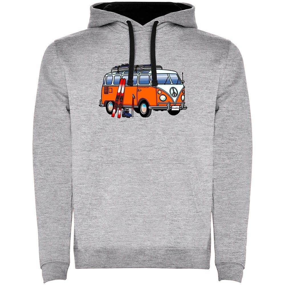 KRUSKIS Hippie Van Ski Two-Colour Hoodie