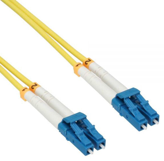 InLine 0.5m LC/LC OS2 волоконно-оптический кабель 0,5 m Желтый 88656V